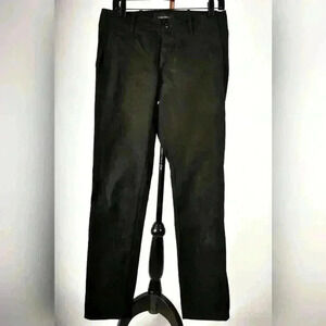 WINGS & HORNS Dark Black  Smooth Cotton Slim Fit Chino Pants 30x32 Canada